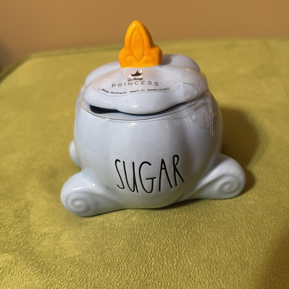 Rae Dunn Disney Cinderella Carriage Small Sugar Container - Picture 2 of 4